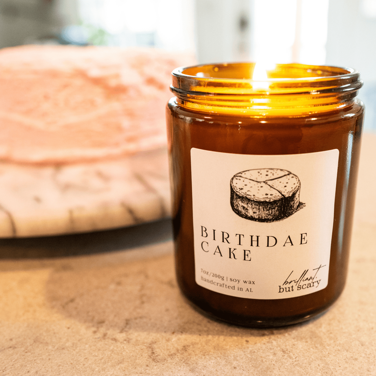 “Birthdae Cake” candle — a magical gift inspired by the wizarding world, perfect for Harry Potter fans and book lovers.