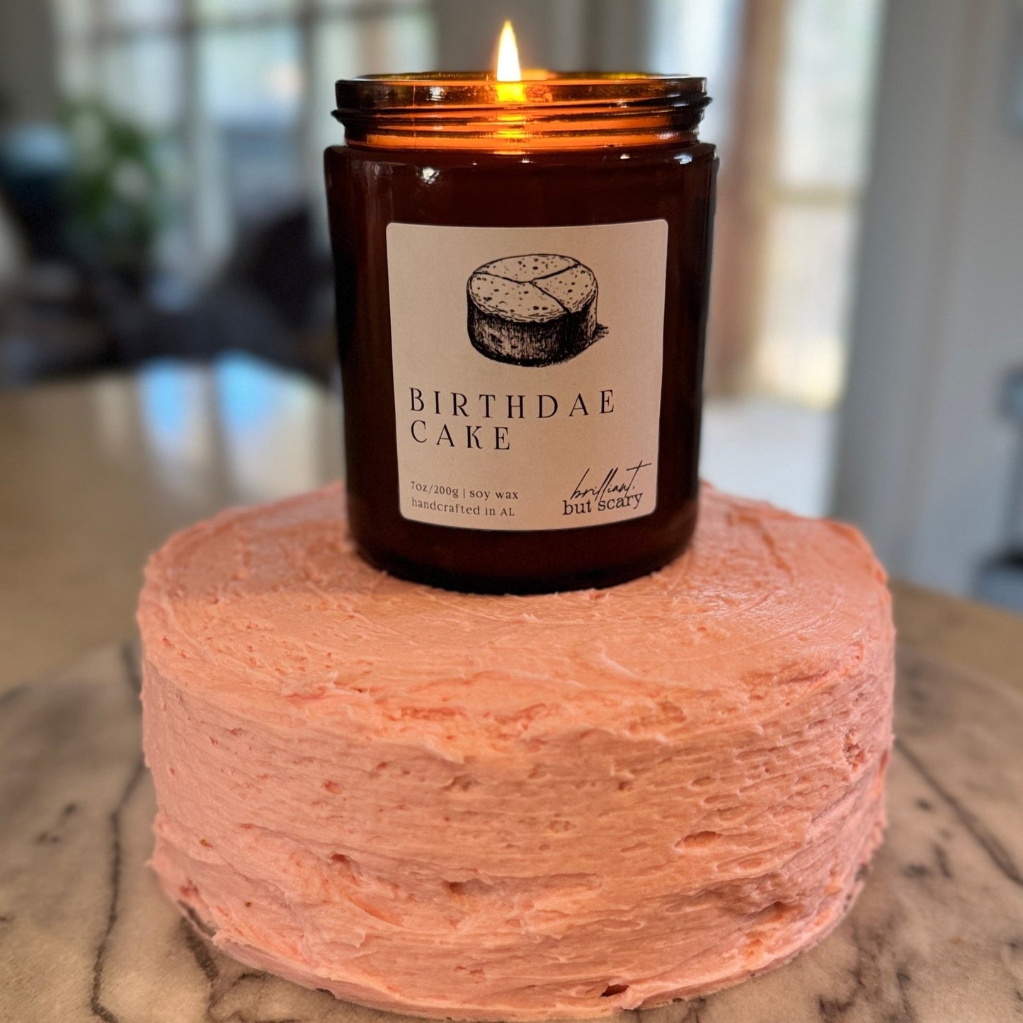 “Birthdae Cake” candle — a magical gift for Harry Potter fans and book lovers, inspired by the wizarding world.