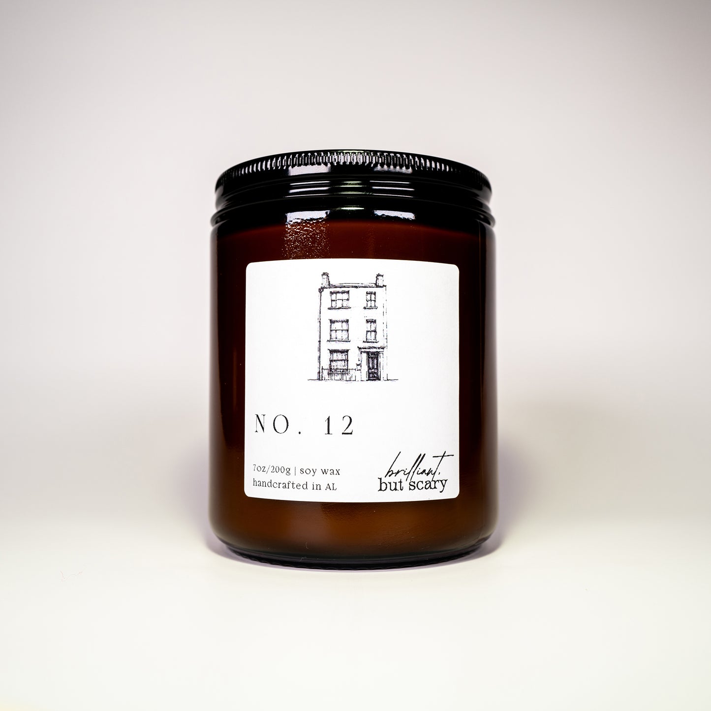 “No. 12” candle — a handcrafted soy wax candle inspired by the wizarding world, perfect for Harry Potter fans and fantasy book lovers.